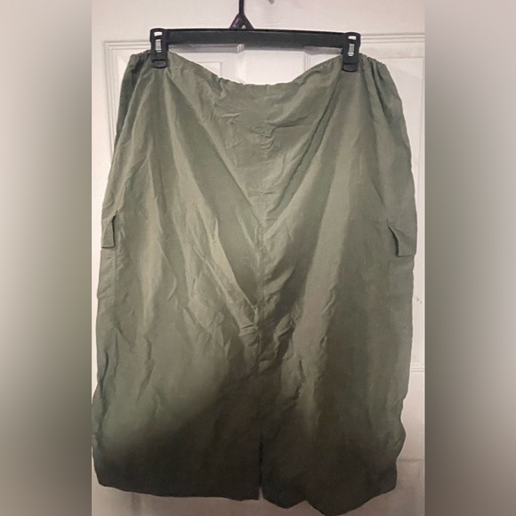 🔴 3/$12 No Boundaries Olive Green Midi Cargo Skirt! NWT! Size XXL (19) - Picture 5 of 6
